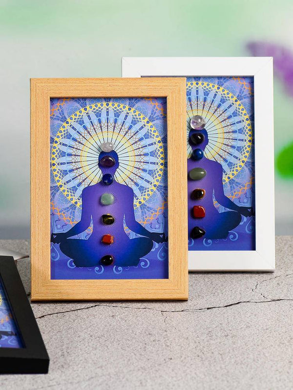 Seven Chakras Crystal Photo Frame