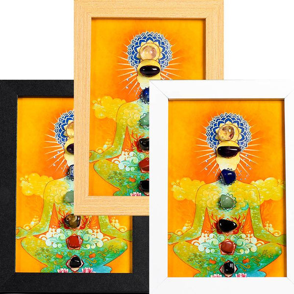 Seven Chakras Crystal Photo Frame