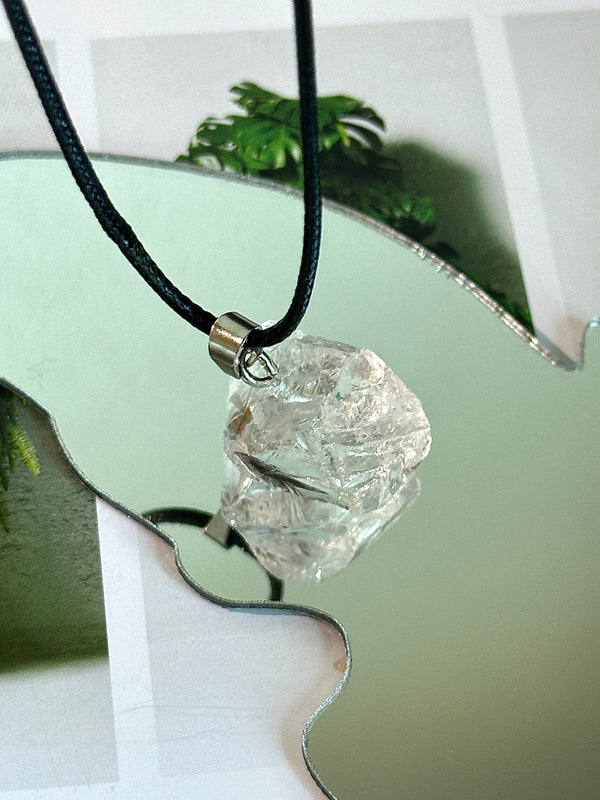 Natural Clear Quartz Pendant