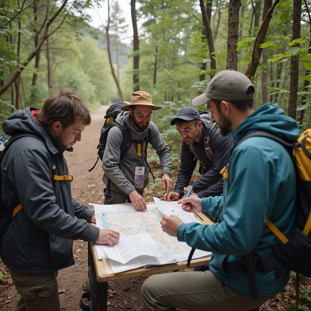 Guide training session